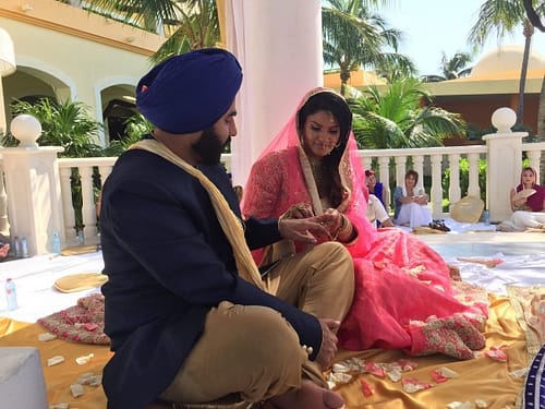Sikh Wedding Barcelo Riviera Maya Mexico