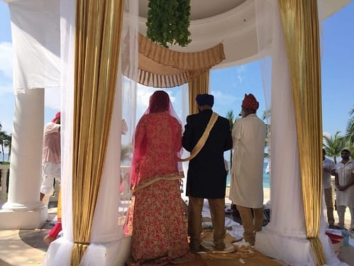 Sikh Destination wedding planner barcelo maya mexico